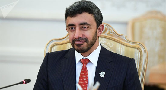 وزير الشؤون الخارجية والتعاون الدولي الاماراتي غدا بالجزائر