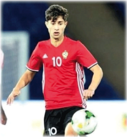 لاعب منتخب ليبيا زكرياء الهريش حصريا للنصر