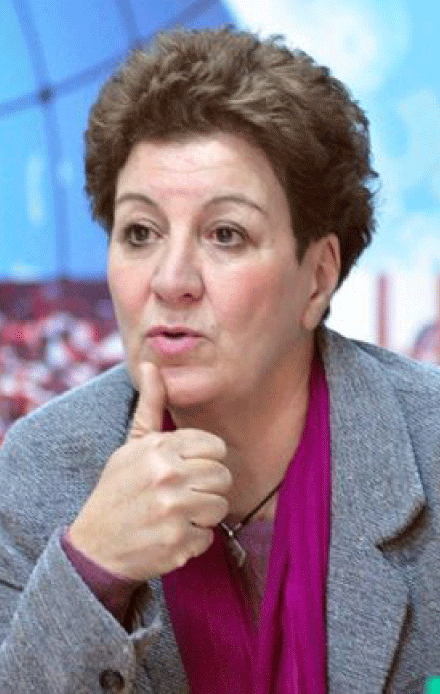 رئيسة لجنة النساء العاملات للاتحاد العام للعمال الجزائريين سمية صالحي