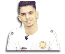 لاعب نادي أم صلال القطري رابح أنيس بوسافي للنصر