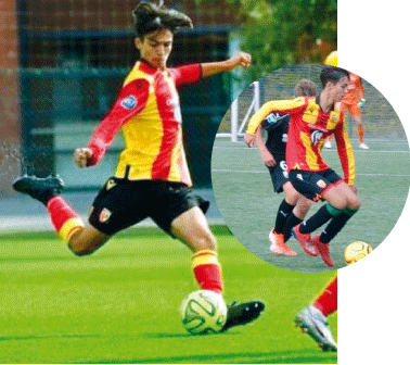 لاعب نادي لانس لأقل من 17 سنة نايل سربوح للنصر