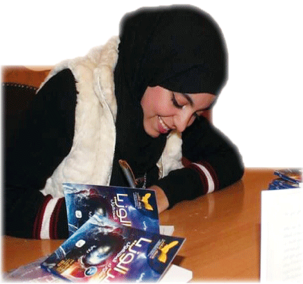 الروائية الشابة أمواج دواس للنصر 