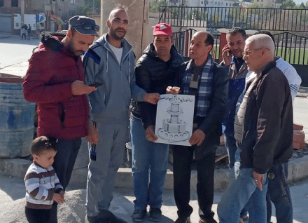 بلدية ابن زياد: سكان يتطوّعون لإنجاز نافورة وتنظيف أحيائهم