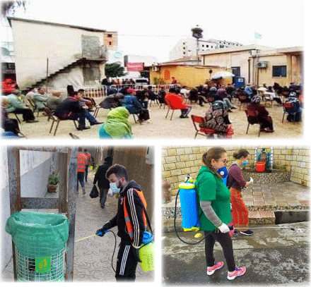 سكان بتيزي وزو يكثفون  حملات التطهير والتعقيم  