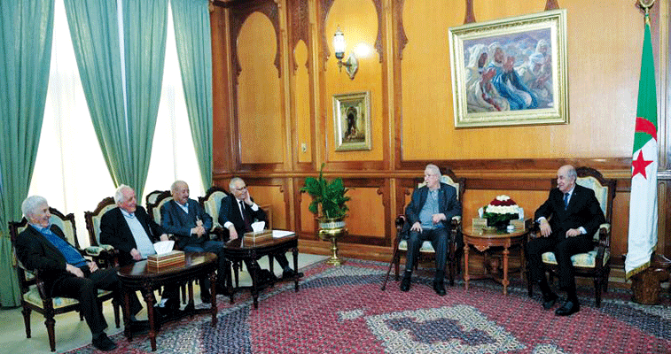 المشاورات الجارية حول تعديل الدستور: الرئيس تبون يستقبل وفدا عن الأمانة الوطنية للمنظمة الوطنية للمجاهدين
