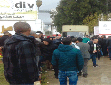 بسبب ندرة و مضاربة بالسميد: مـــواطنــون حـــاولـــوا اقتــحـــــام  مطاحـــــن الحــــــروش بسكيكدة