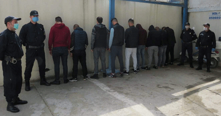 تسبّبوا في حالة هلع بحامة بوزيان: توقيف تسعة أشخاص خرقوا حظر التجول  في شجار بالشماريخ