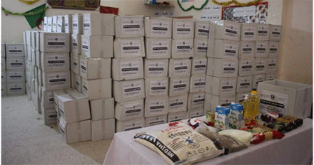 تم جمعها من الكشافة بالبياضة : توزيع  500 طرد غذائي على  أسر بالوادي