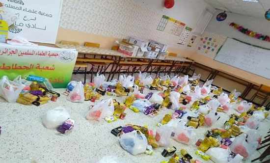 البليدة: جمعية العلماء المسلمين الجزائريين تتبرع بـ 20 طنا من المواد الغذائية