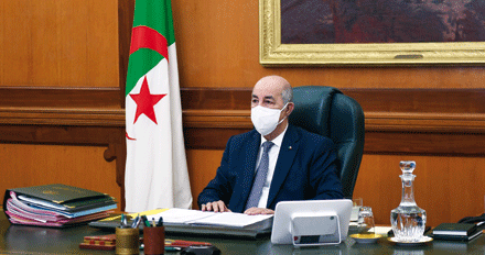 الرئيس تبون يدعو المواطنين إلى الاستمرار في احترام الإجراءات الوقائية: الرفع التدريجي للحجر عن قطاع البناء ودراسة رفعه عن النشاطات ذات المخاطر القليلة