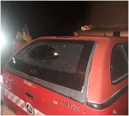 الونزة في تبسة: مجهولون يرشقون سيارة الحماية المدنية بالحجارة أثناء عملية تعقيم