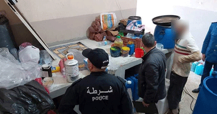 فيما تم اكتشاف ورشة غير مرخصة لصناعة مواد التنظيف: الأمن يحجز 23 كلغ من اللحوم الفاسدة بعين سمارة