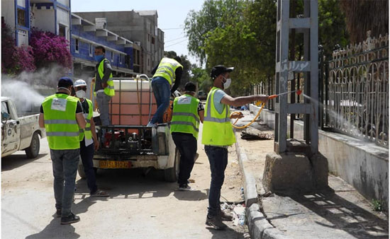 تبسة: عملية تطهير وتعقيم واسعة لمختلف المؤسسات والفضاءات والأحياء الكبرى