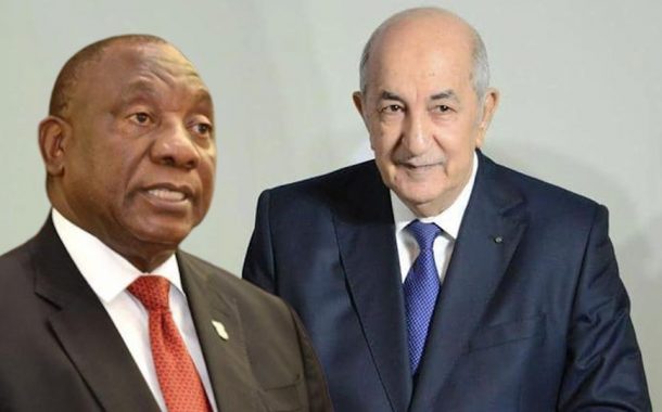 الرئيس تبون يتلقى مكالمة هاتفية من نظيره الجنوب إفريقي 