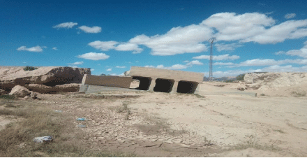 بلدية نقرين في تبسة: انهيار جسر يعزل سكان المرموثية الفلاحية لـ 8 سنوات
