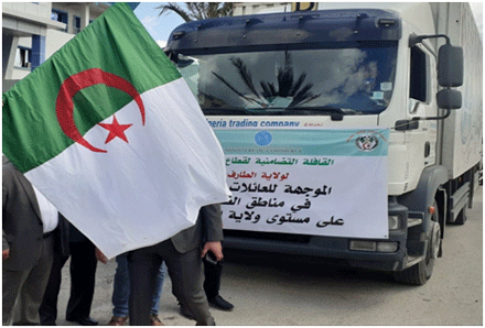 أطنان من المساعدات الغذائية لساكنة مناطق الظل ببوحجار