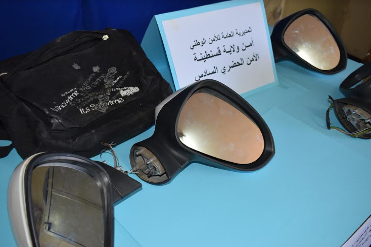 قسنطينة: توقيف سارقي مرايا السيارات خلال حظر التجول