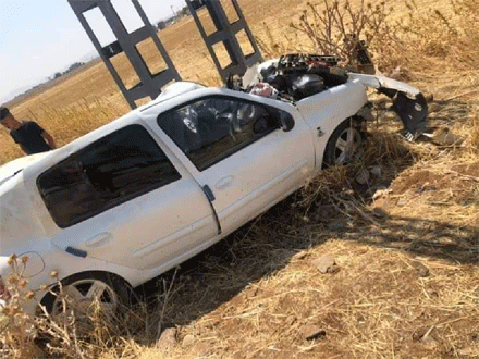 فيما يتواجد آخر في وضعية حرجة: وفاة شابين إثر حادث سير  في القلتة الزرقاء بسطيف