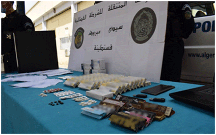 اتهموا بالنشاط في إطار شبكة تروج المخدرات : حجز 60 وصفة طبية مزورة وتوقيف 5 أشخاص