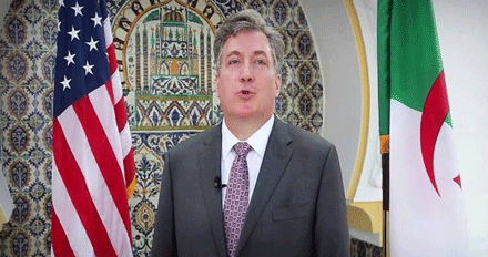 أكد أن واشنطن والجزائر تتفقان على ضرورة إحلال السلم في ليبيا: سفير الولايات المتحدة يعلن عن انتهاء مهامه بالجزائر ويشيد بتطور العلاقات الثنائية