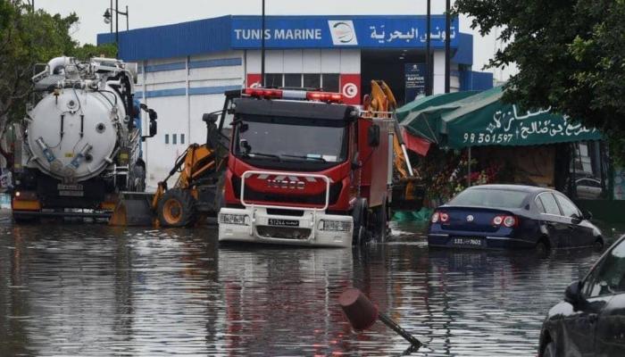 تونس: وفاة 6 أشخاص من بينهم 3 أطفال جراء السيول