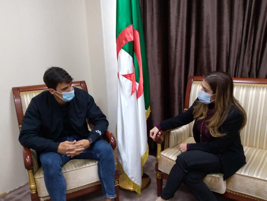 سواكري تستقبل تريكي وتؤكد دعم الدولة لرياضيي النخبة
