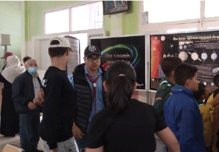 خلال فعالية نظمتها جمعية الشعرى لعلم الفلك