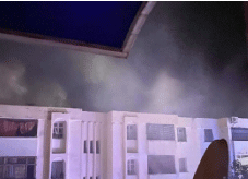 السكان قضوا ليلتهم في العراء بخنشلة: حريق يتلف عدادات كهربائية داخل عمارة