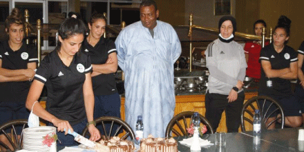 لاعبة المنتخب الوطني ميريام بن لزعر للنصر