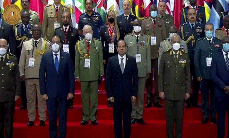  معرض ايدكس-2021 للدفاع : الفريق شنقريحة  يحضر مراسم الافتتاح الرسمي بالقاهرة