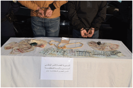 قسنطينة: توقيف 4 أشخاص في قضايا سرقة وحجز 130 مليون سنتيم