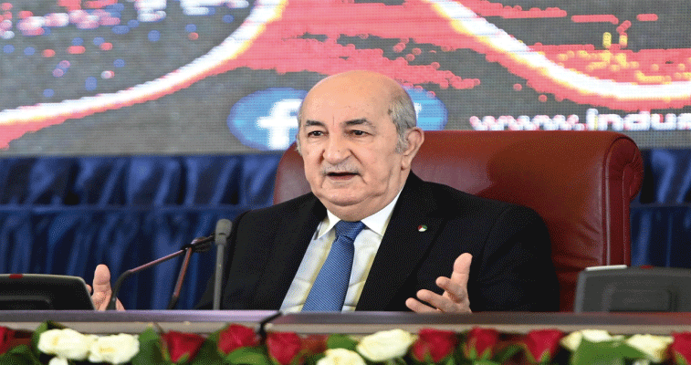 الرئيس تبون: 2022 ستكون سنة اقتصادية محضة