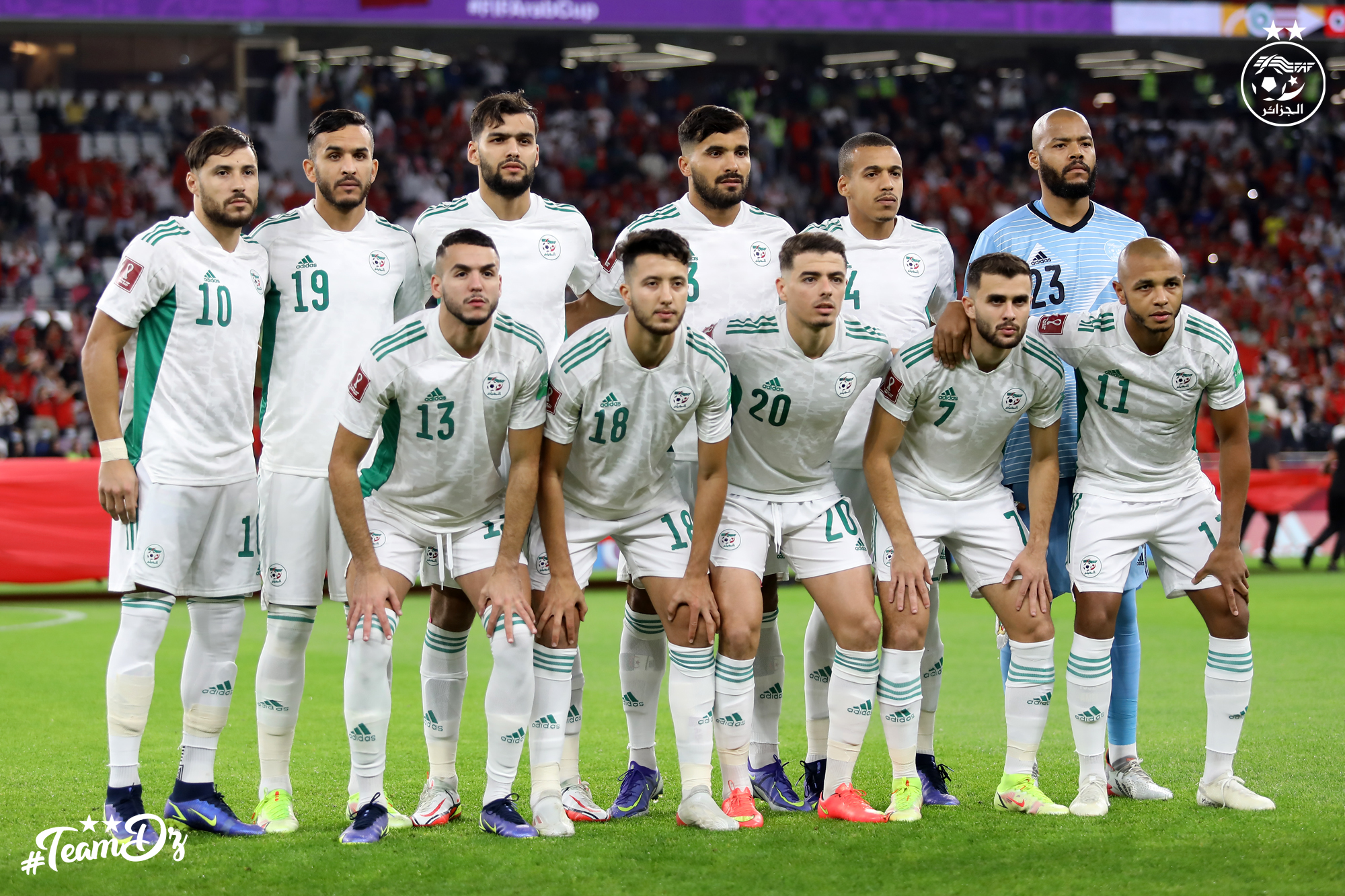 تعرف على التشكيلة الأساسية للخضر في نصف نهائي كأس العرب