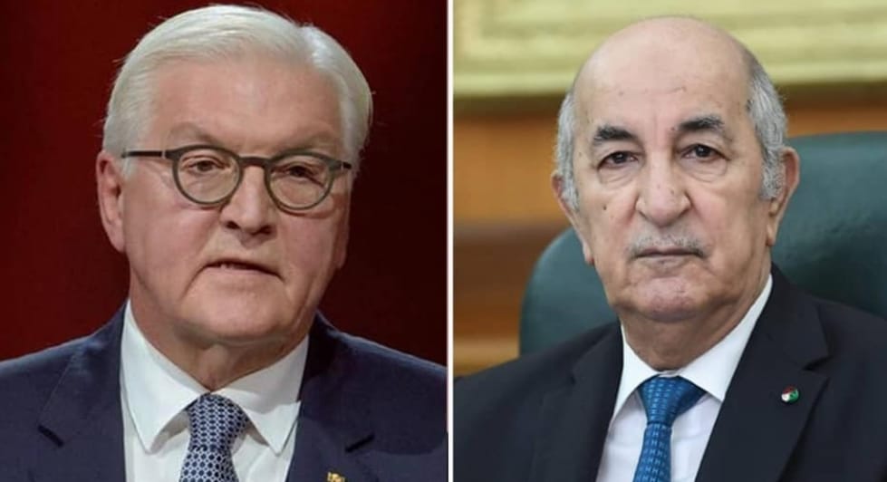  الرئيس تبون يجري مكالمة هاتفية مع  رئيس جمهورية ألمانيا الاتحادية