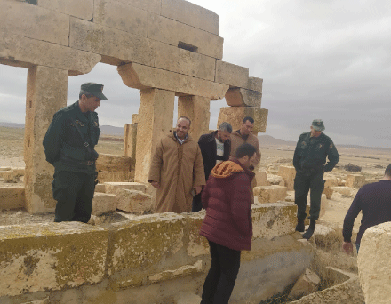 تجسيدا لتوصيات وزيرة الثقافة: دراسة لإعادة الاعتبار للموقع الأثري المعصرة الرومانية في تبسة  