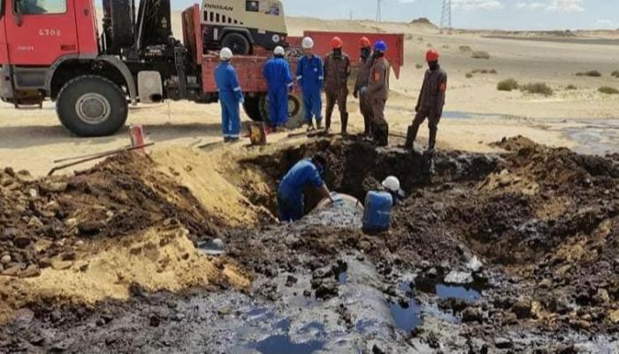 السيطرة على تسرب نفطي بأحد أقدم الحقول الليبية