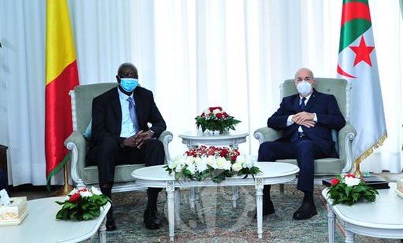 الرئيس تبون يستقبل نظيره المالي باه انداو 
