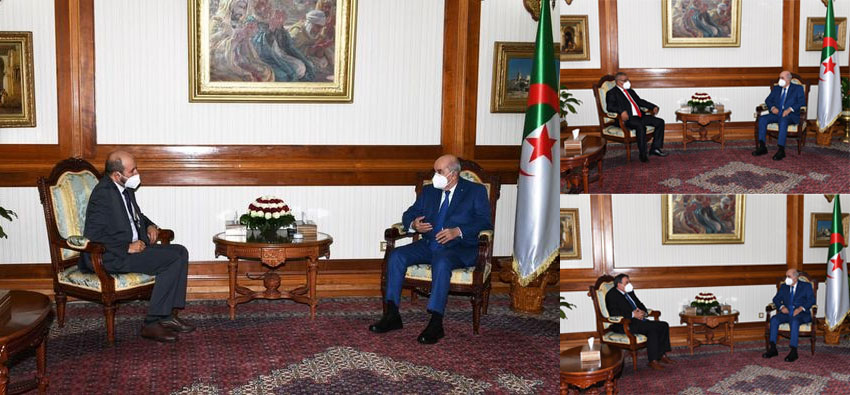 الرئيس تبون يستقبل رؤساء ثلاثة أحزاب سياسية   