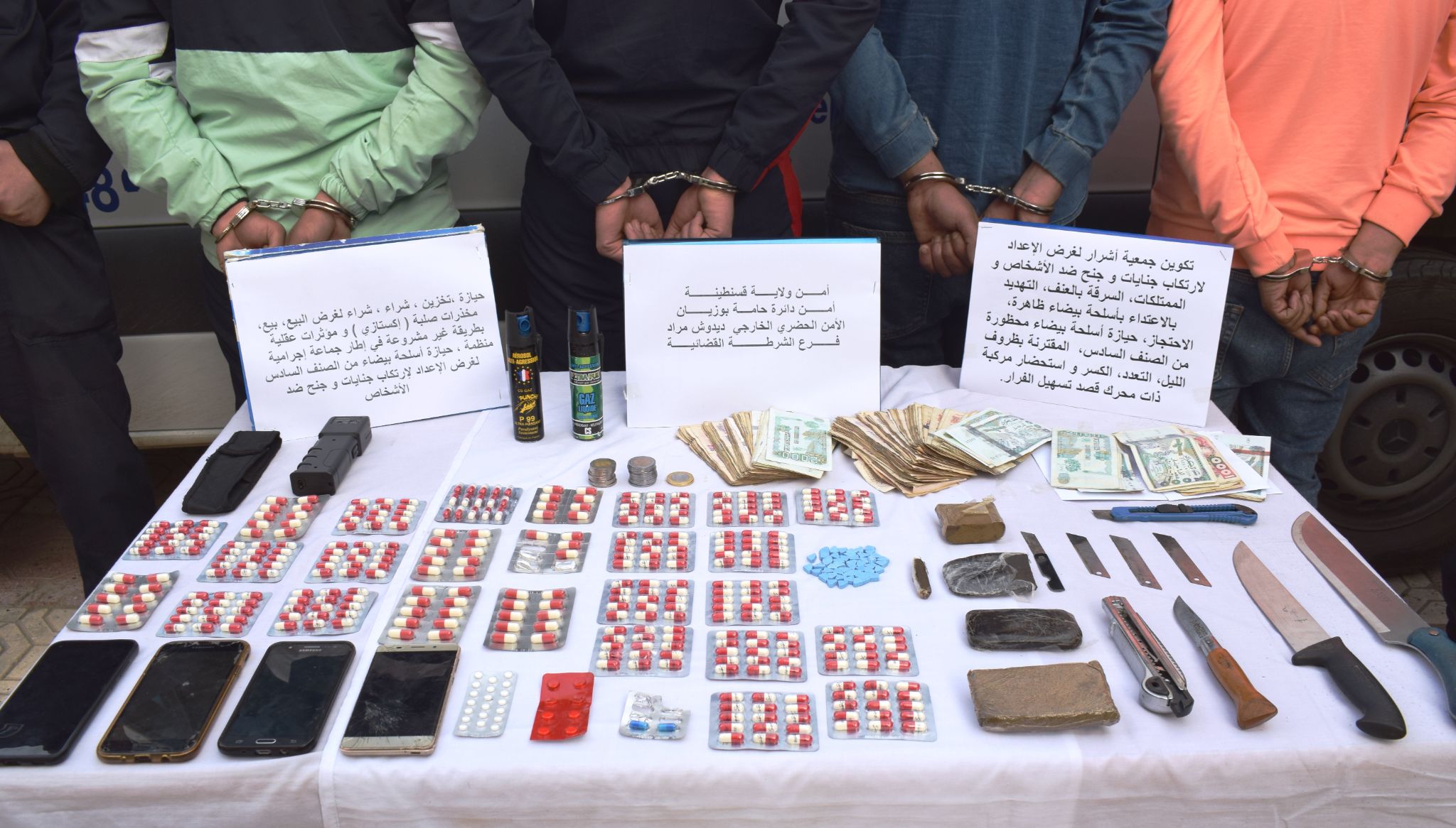 قسنطينة: توقيف 5 متهمين بالسطو على محطة بنزين بديدوش مراد