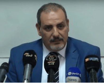 جمال بن زيادي رئيس حزب الحرية و العدالة بالنيابة للنصر