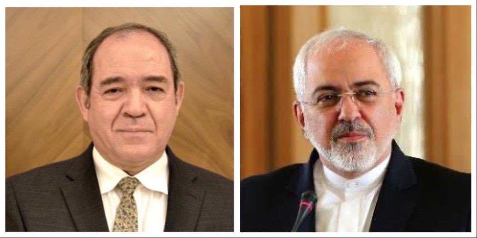 بوقدوم وظريف يتباحثان مستجدات الأوضاع في منطقة الشرق الأوسط