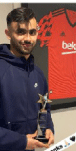 مهاجم المنتخب الوطني غزال يصرح: التتويج بالثنائية أحسن رد