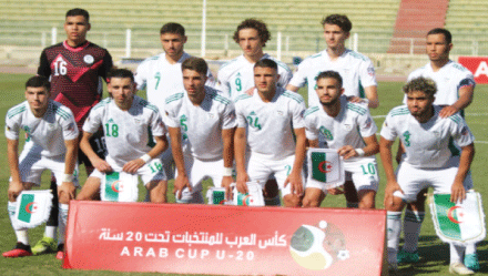 بطولة كأس العرب لأقل من 20 سنة: الخضر يتأهلون للدور الثاني بصعوبة