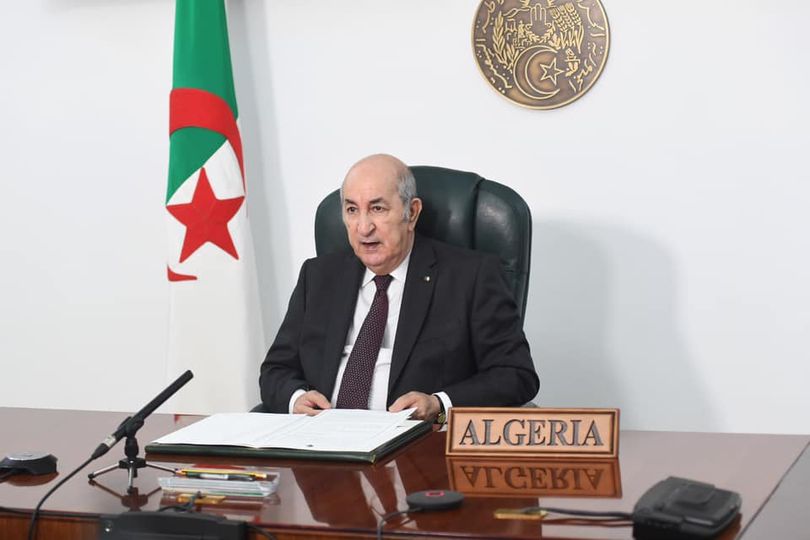الرئيس تبون يدعو إلى ضرورة إيجاد حلول ملائمة تعالج المخلفات السلبية لظاهرة  التغير المناخي  