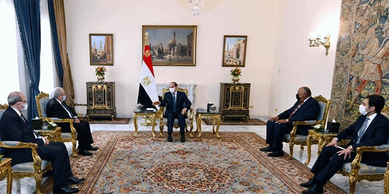 	لعمامرة يستقبل من طرف الرئيس المصري عبد الفتاح السيسي 