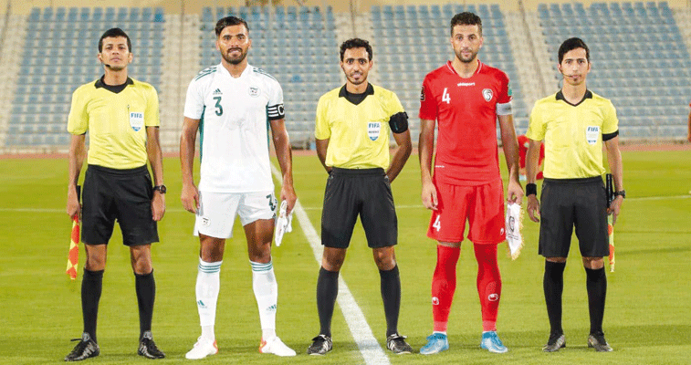 يلاقون غدا منتخب بورندي: محليو الخضر يهزمون منتخب سوريا الأول بثنائية