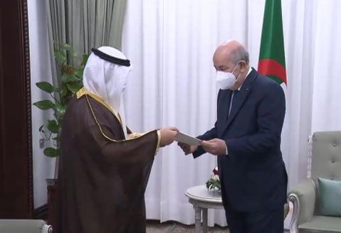 الرئيس تبون يستقبل وزير خارجية الكويت
