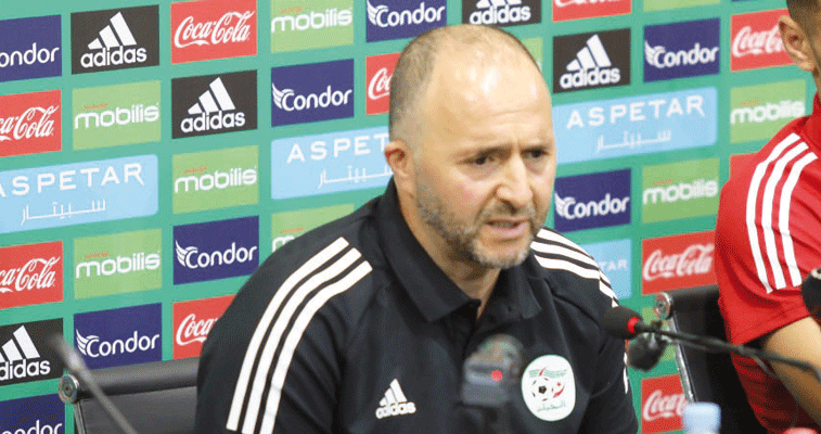 وصف ما يتعرض له المنتخب بغير المقبول، بلماضي: سئمت الأعذار وهناك من تعمد  تخريب أرضية تشاكر 