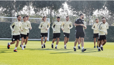 التدريبات في توقيت اللقاء: المنتخب دخـــل أجــــواء موعـد سيراليـــون