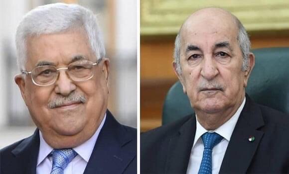 الرئيس محمد عباس يثمن دور الرئيس تبون في لم الشمل الفلسطيني